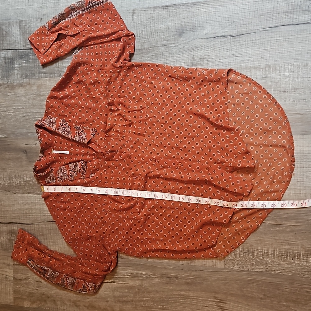 Free People Sheer Button Down - Picture 7 of 8